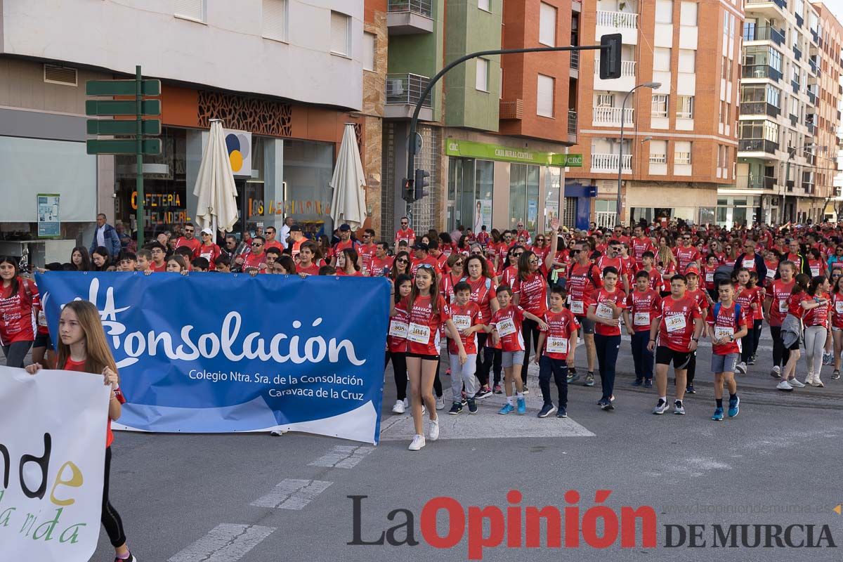 Marcha de la ONG Delwende en Caravaca