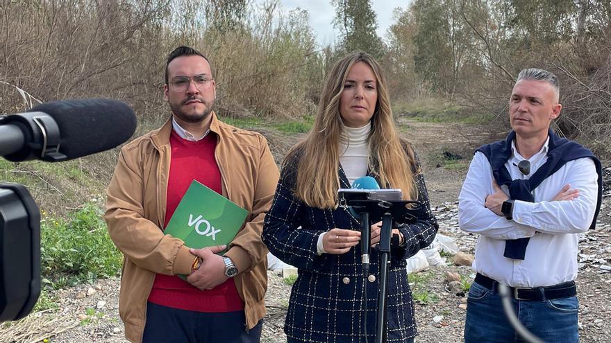 Vox denuncia el abandono del río Campanillas y pide que se ejecuten &quot;las infraestructuras prometidas”