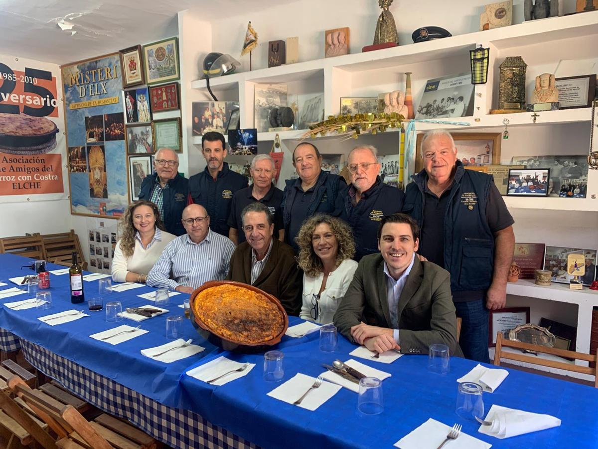 La comida con los responsables del congreso FacoElche