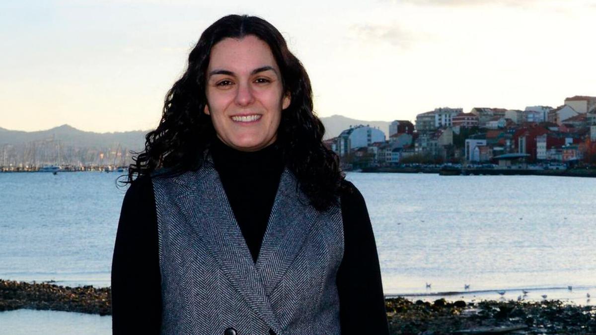 Sara de Matos, onte en Moaña.