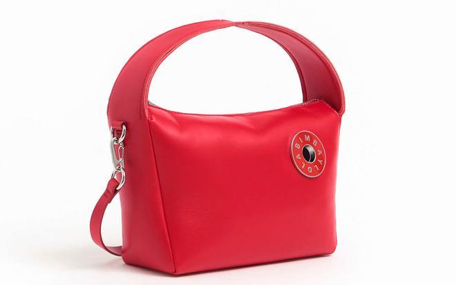 Bolso de mano rojo de Bimba y Lola