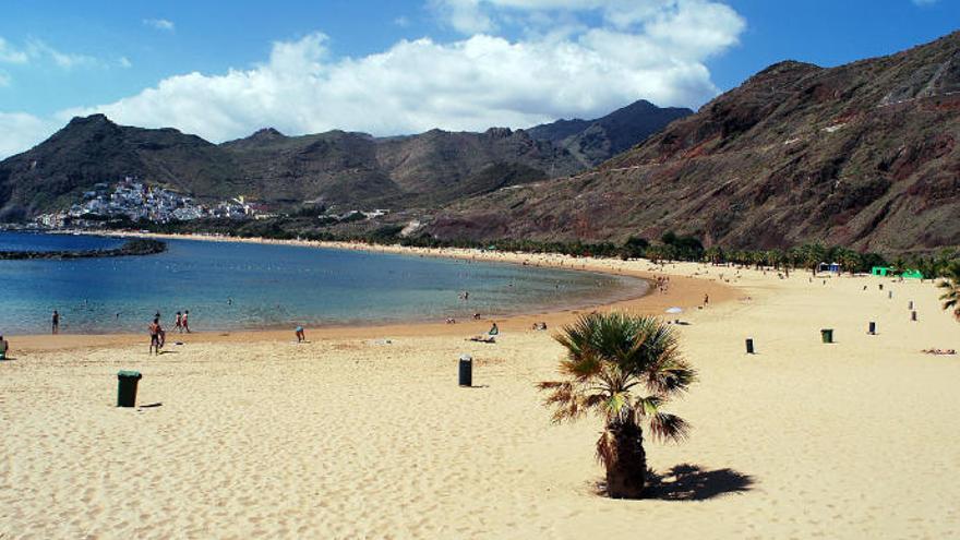 La playa de Las Teresitas.