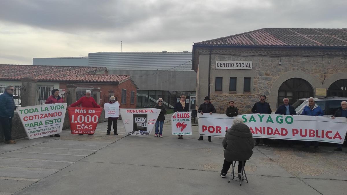 Concentración número 159 por la sanidad en Sayago