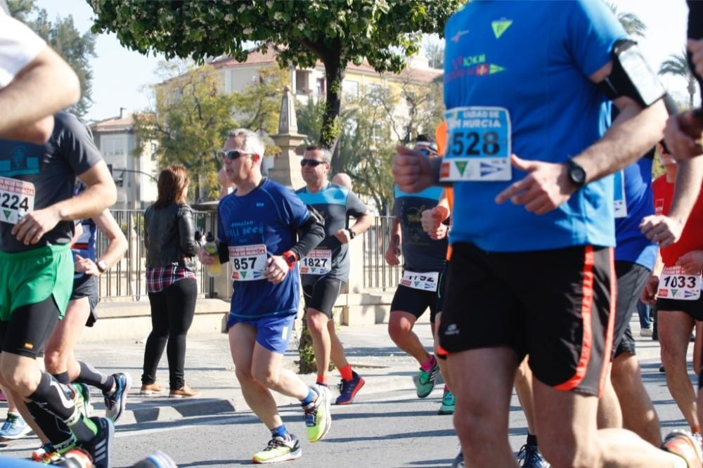 Media Maratón Murcia: Paso por Puente Reina Sofía