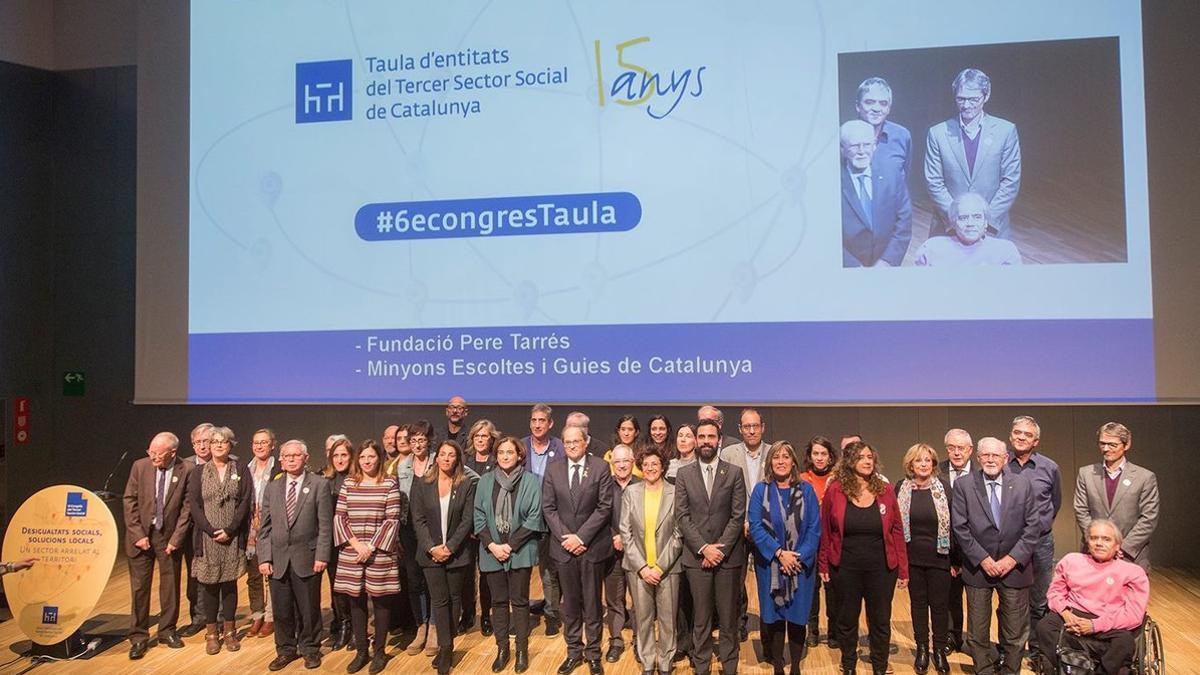 Imagen de la inauguración del VI Congreso del Tercer Sector Social de Catalunya