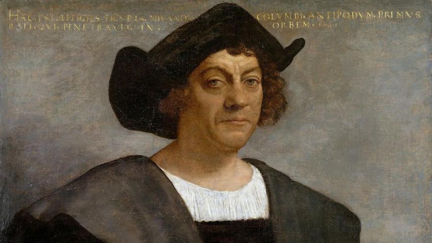 Retrato de Cristóbal Colón, por Sebastiano del Piombo.