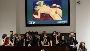 Subasta en Christies de un cuadro de Modigliani, Desnudo acostado