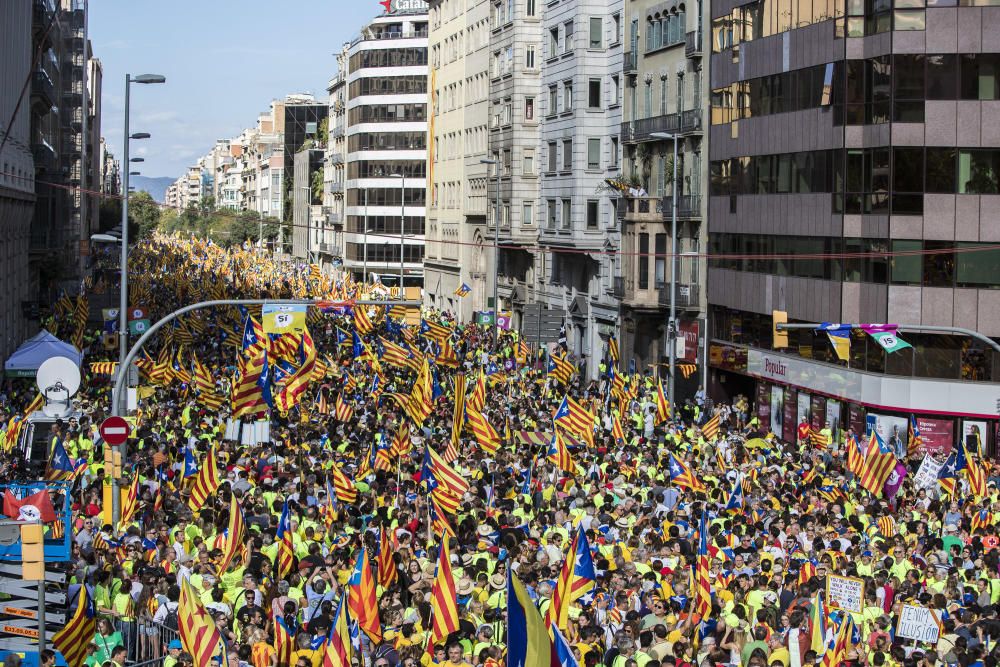 Concentració per la Diada 2017 a Barcelona