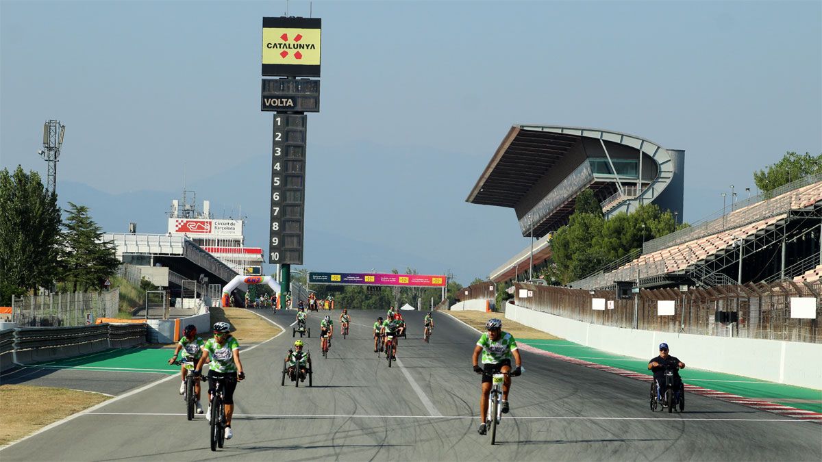 El Circuit de Barcelona vivió una jornada inolvidable de deporte inclusivo de la mano de Isidre Esteve