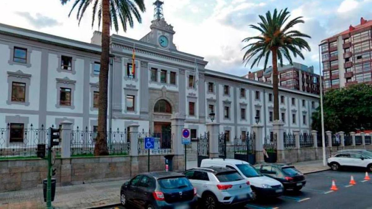 Audiencia provincial de A Coruña, situada en la vieja fábrica de tabacos