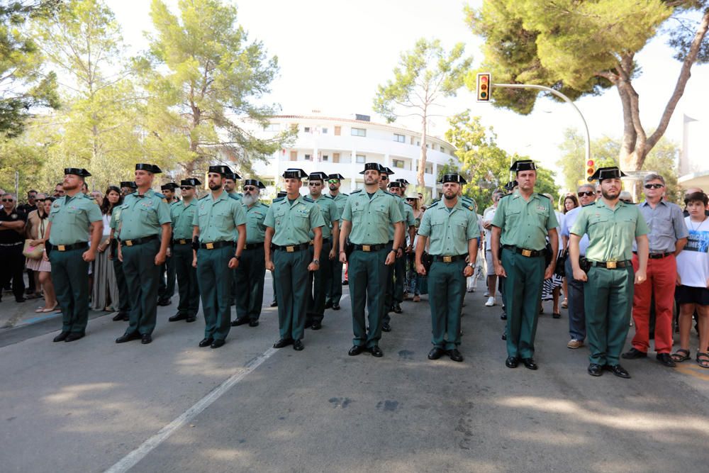 Calvià rinde homenaje a los dos guardias civiles fallecidos hace nueve años en un atentado de ETA