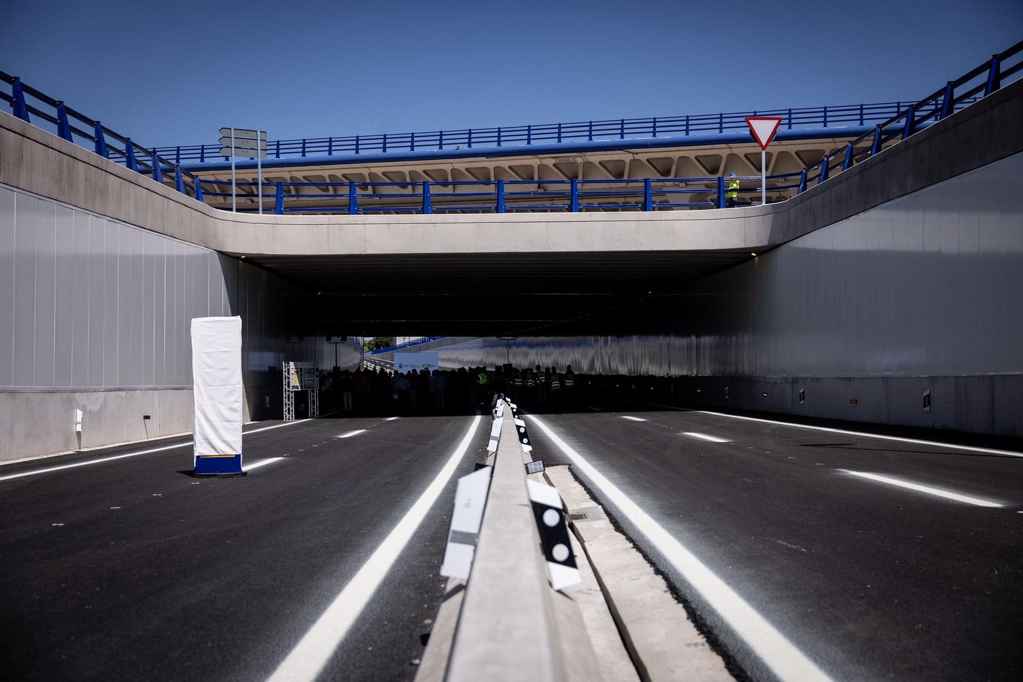 En imágenes | Inauguración del túnel de la A-68