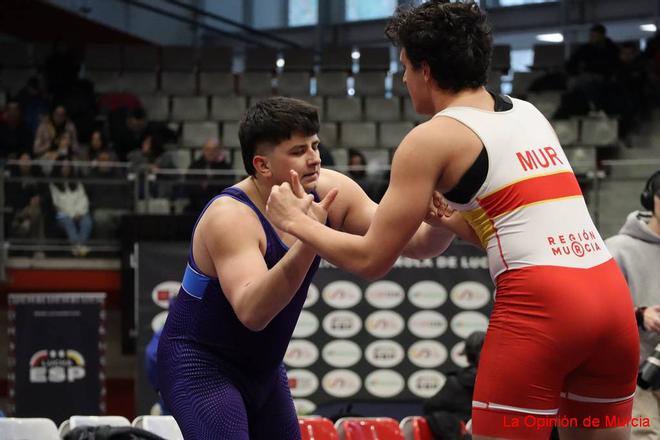 Los deportistas murcianos en el Campeonato de España de lucha