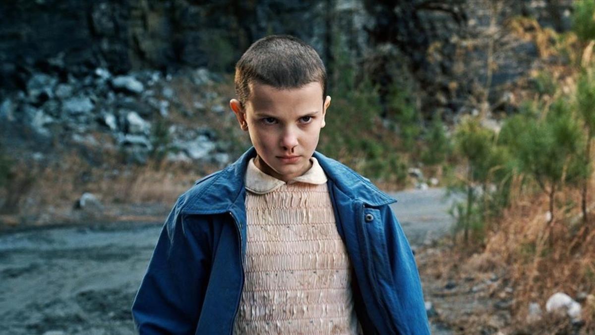 Millie Bobby Brown, en una imagen de 'Stranger things'