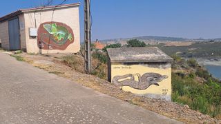 Así son los dos nuevos murales con los que Villaflor presume de su fauna