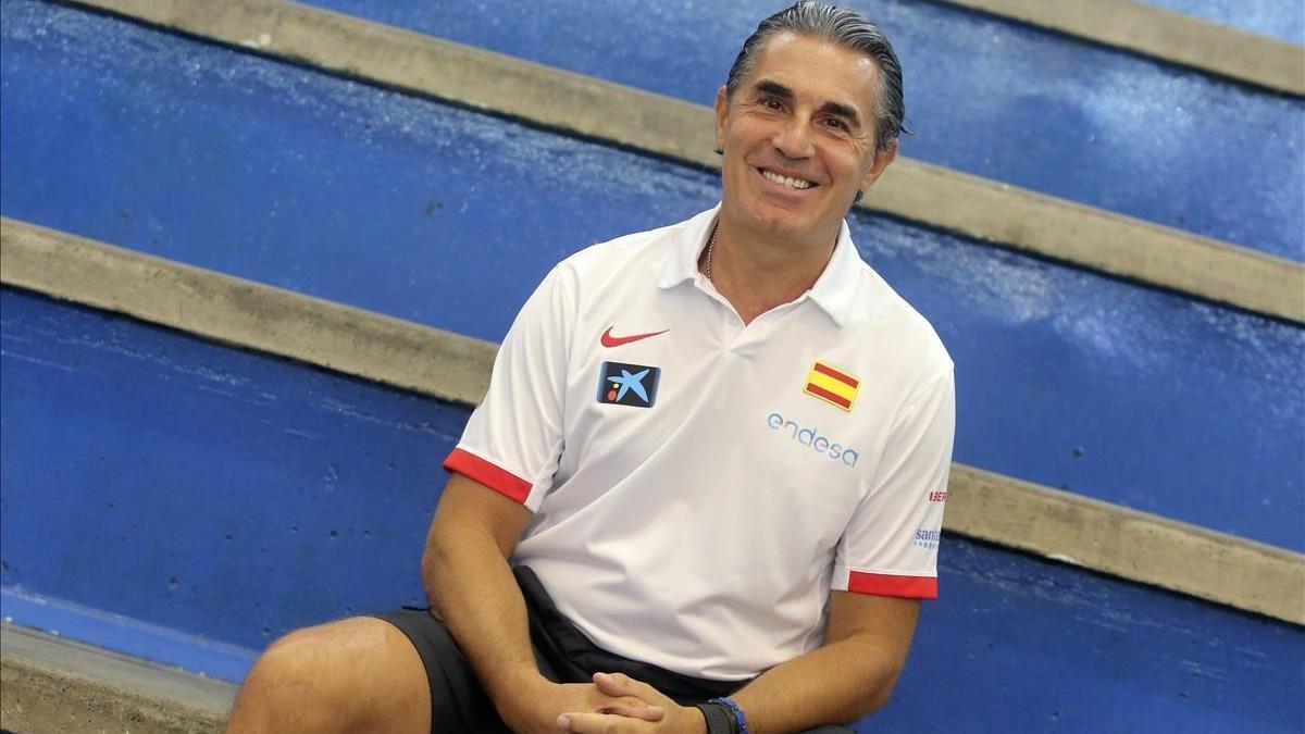 Sergio Scariolo, en la concentración de la selección en Madrid.