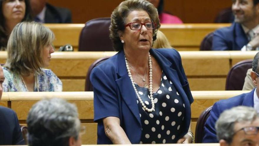 Rita Barberá, en el Senado