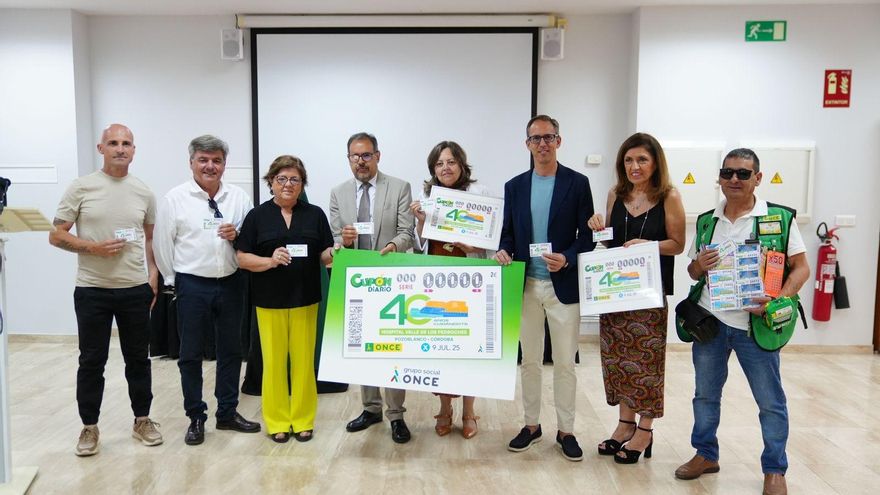 La ONCE dedica un cupón al 40 aniversario del hospital de Pozoblanco