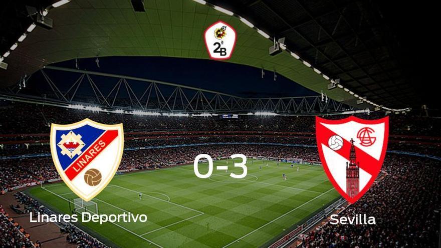 El Sevilla At. le arrebata los tres puntos al Linares Deportivo (0-3)