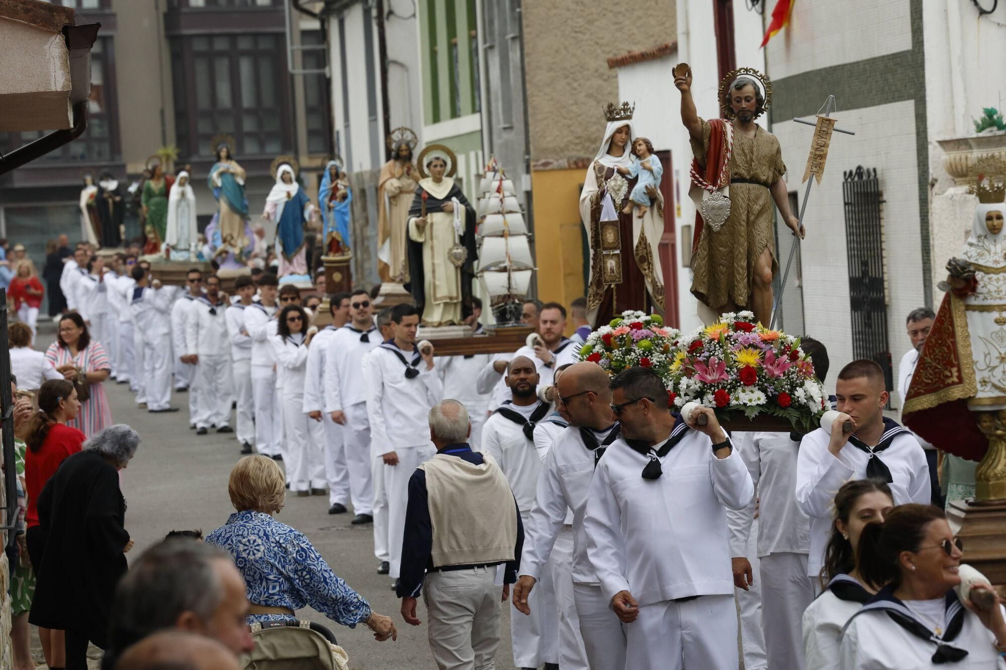 Así fue la procesión marinera de San Juan de la Arena
