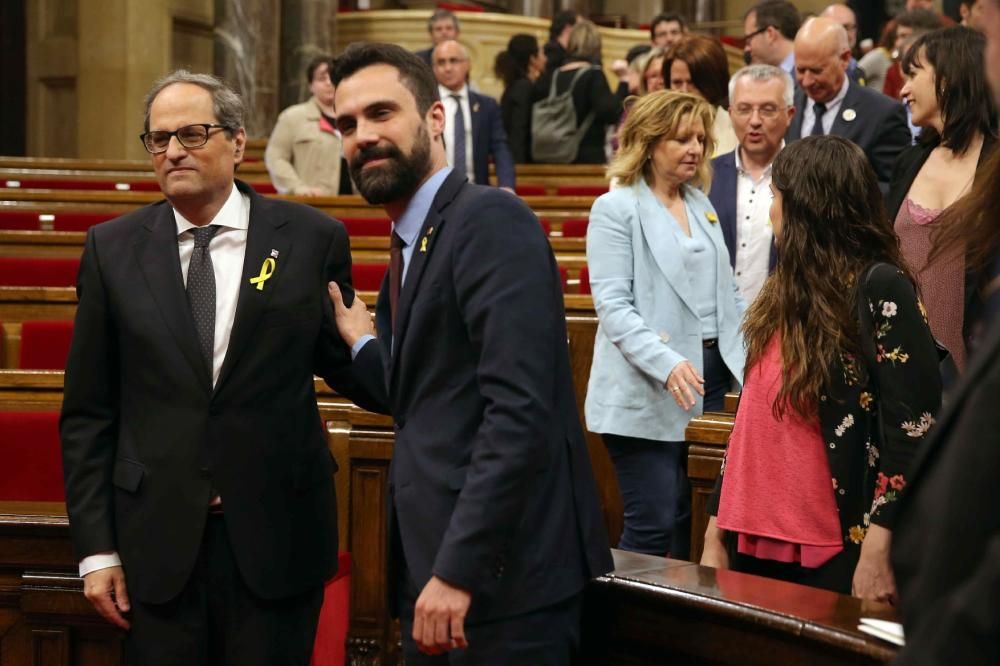 Investidura de Quim Torra al Parlament