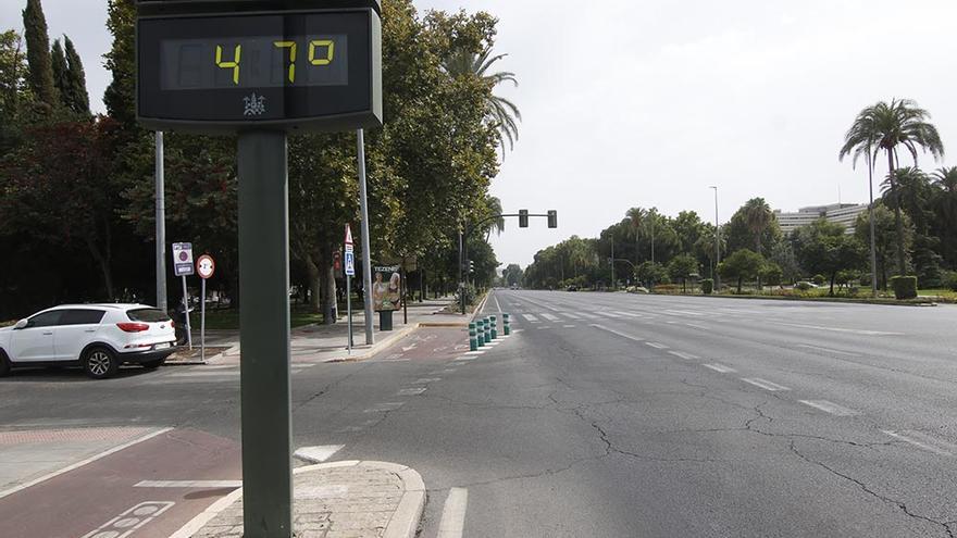 Córdoba, ciudad autoconfinada durante las horas de calor el pasado mes de agosto.