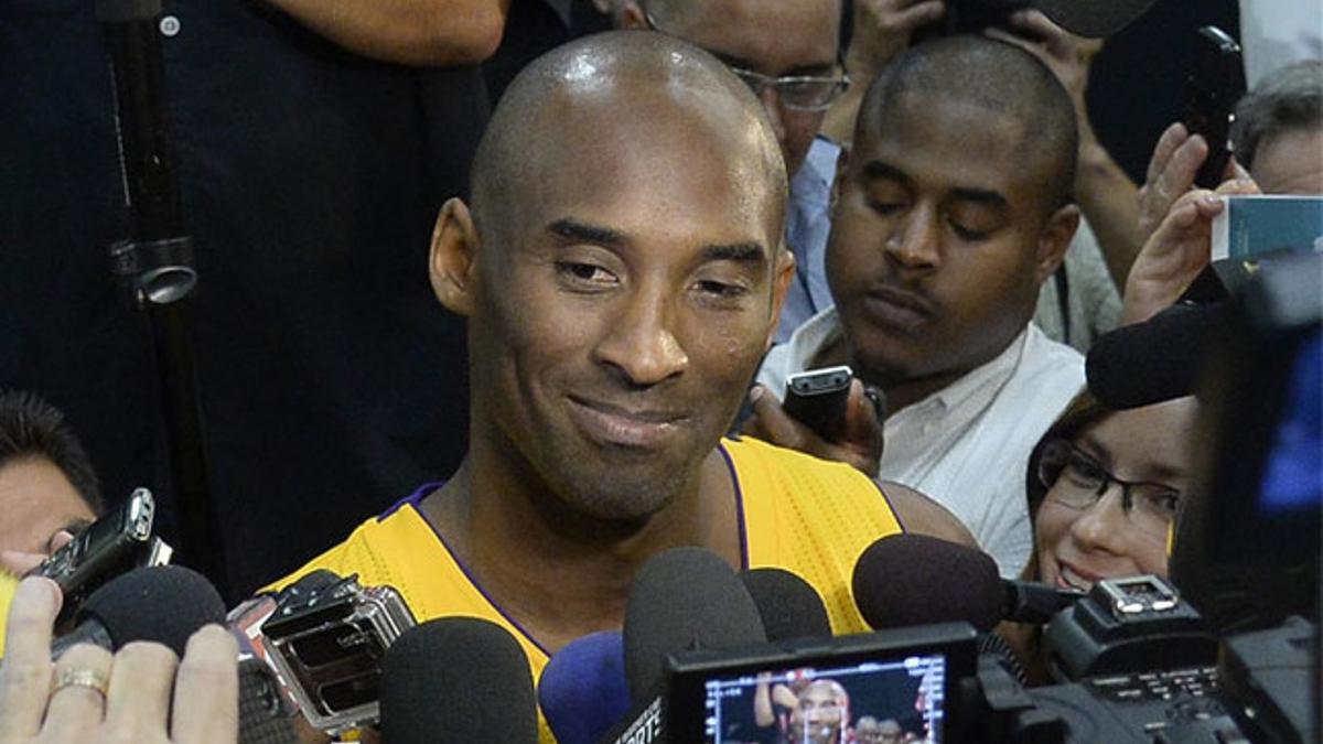 Kobe Bryant, en el Media Day de los Lakers