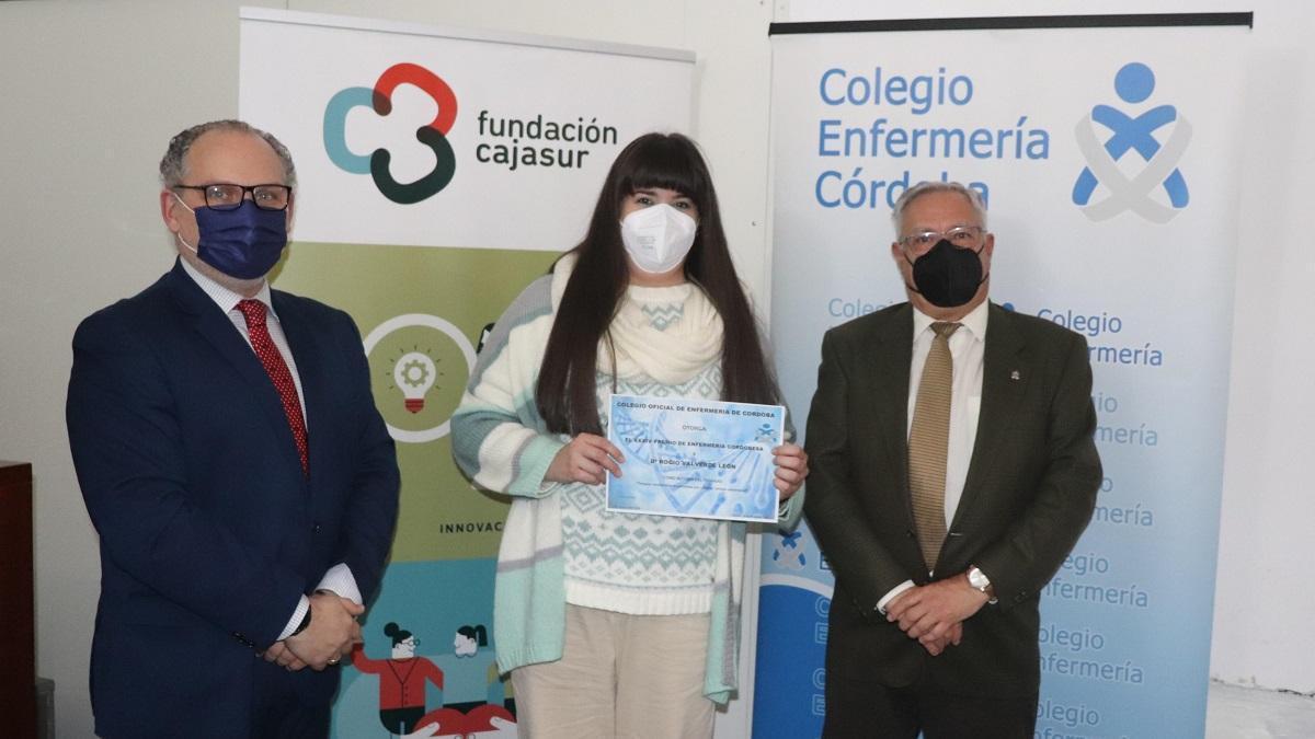 María del Rocío Valverde León recibe el 34º Premio Científico de Enfermería Cordobesa