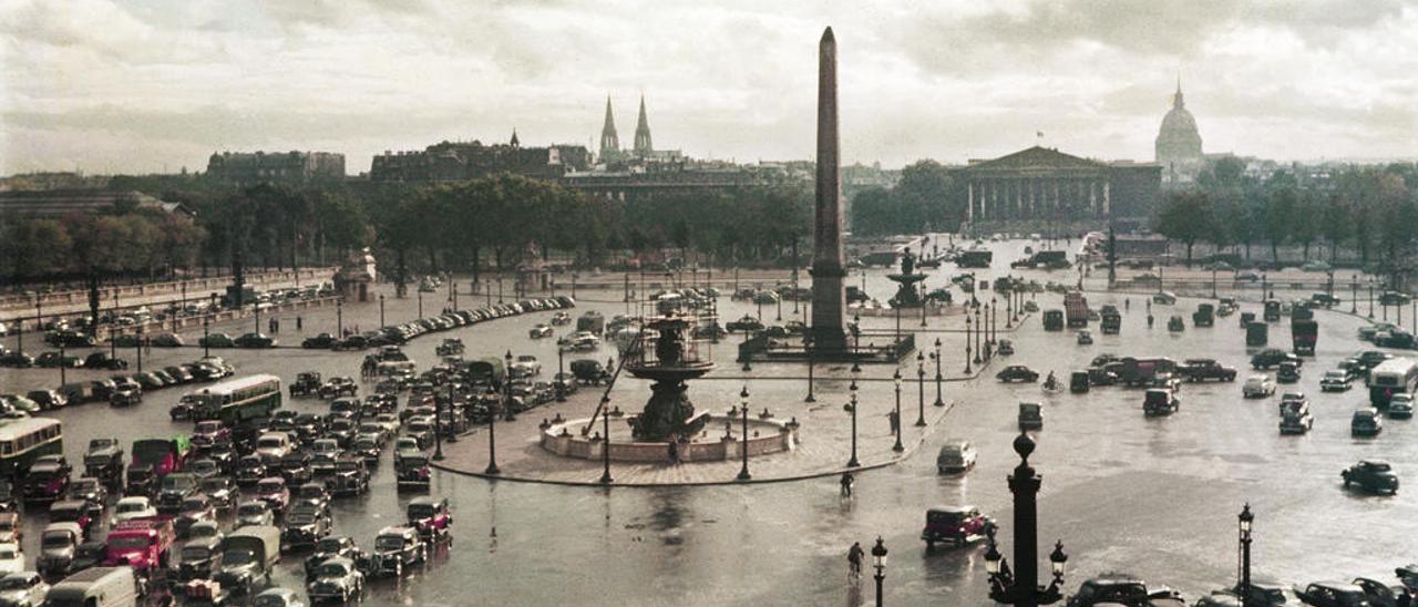 Plaza de la Concordia, París (1952).