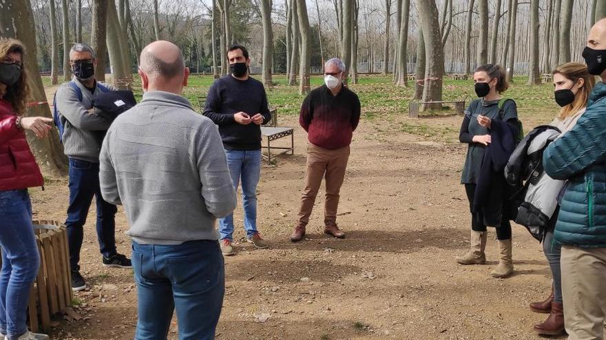 La reunió d&#039;avui a l&#039;Institut Narcís Xifra.