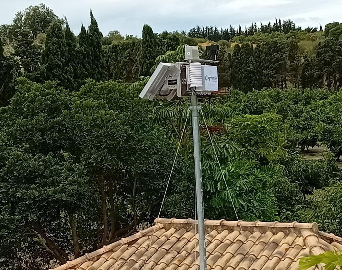 Un dispositivo instalado por la empresa malagueña Agrojardín.