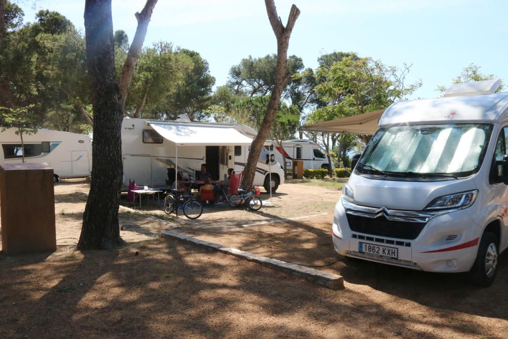 L'únic càmping obert de la Costa Brava