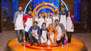 Los participantes de la segunda edición del concurso gastronómico de TVE-1 ’Masterchef Celebrity’.  