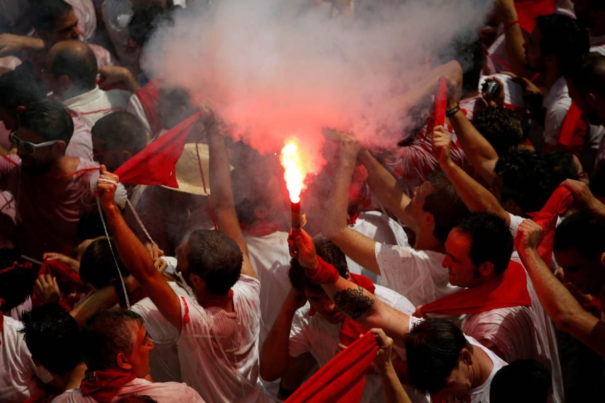 Comienza San Fermín con el tradicional chupinazo