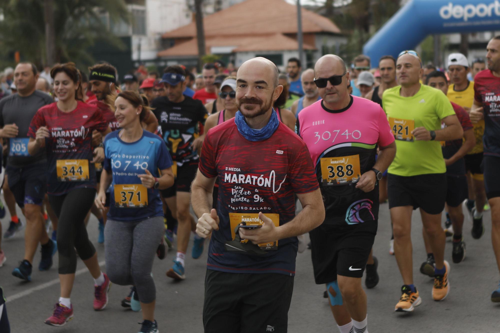 La media maratón Paraíso Salado de San Pedro del Pinatar, en imágenes