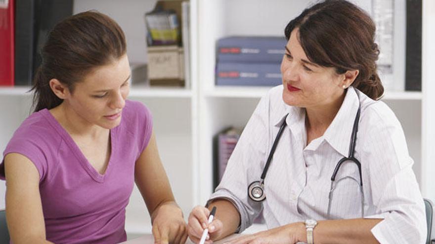 Paciente en la consulta del médico