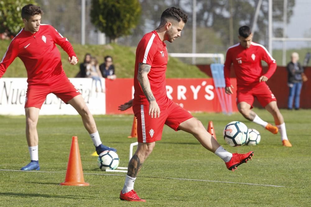 Entrenamiento del Sporting