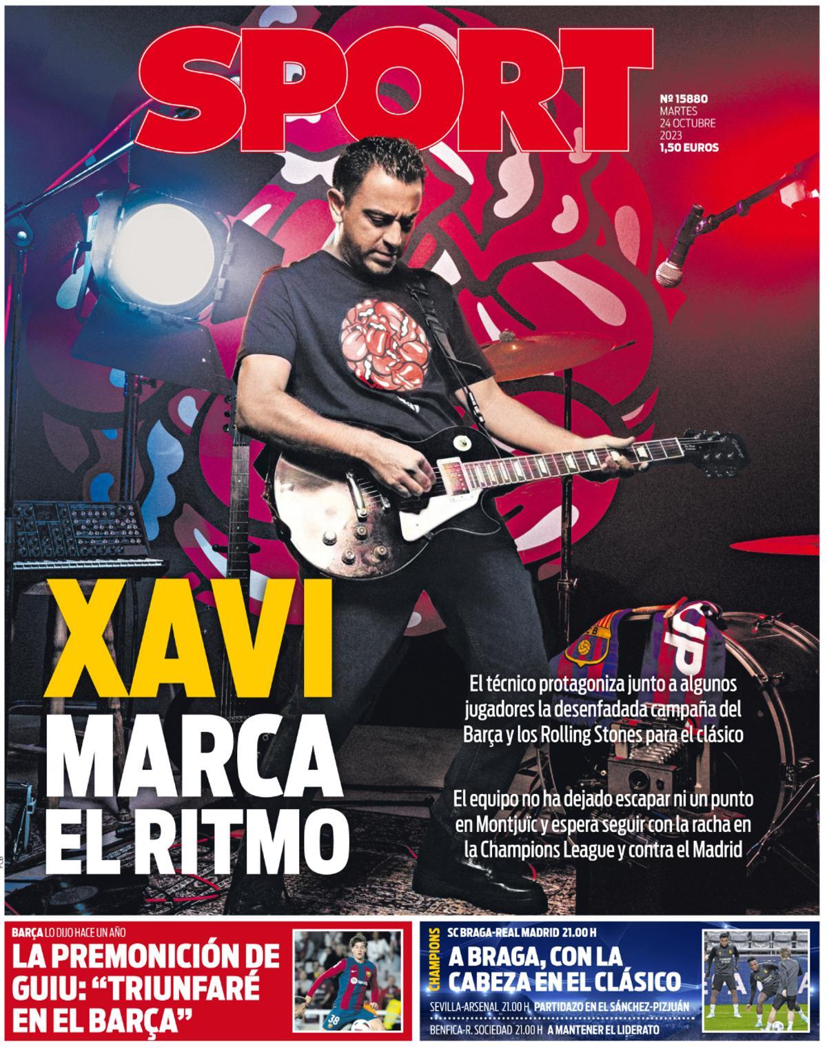 Esta es la portada de SPORT de hoy