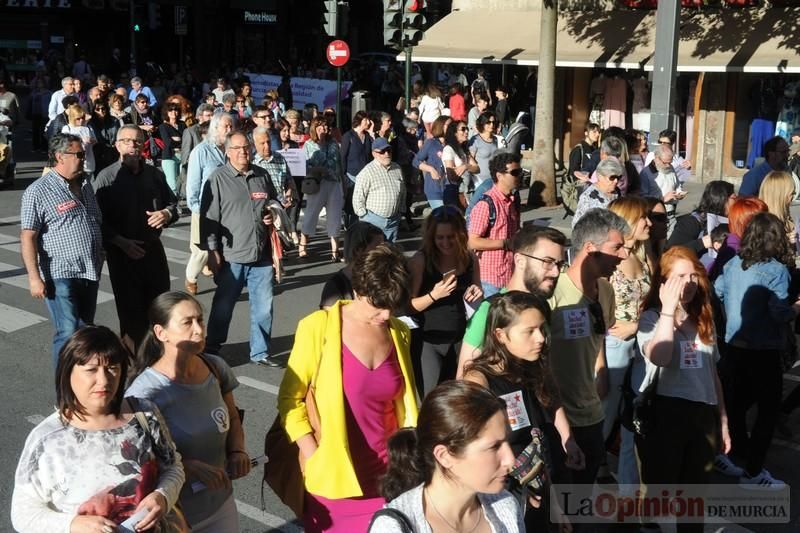 Manifestación contra la violencia patriarcal en Murcia