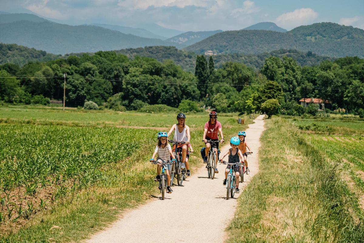 Una de les vies verdes de les comarques de Girona.