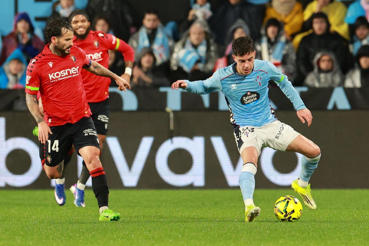 El Celta - Osasuna de la jornada 23 de LaLiga, en imágenes