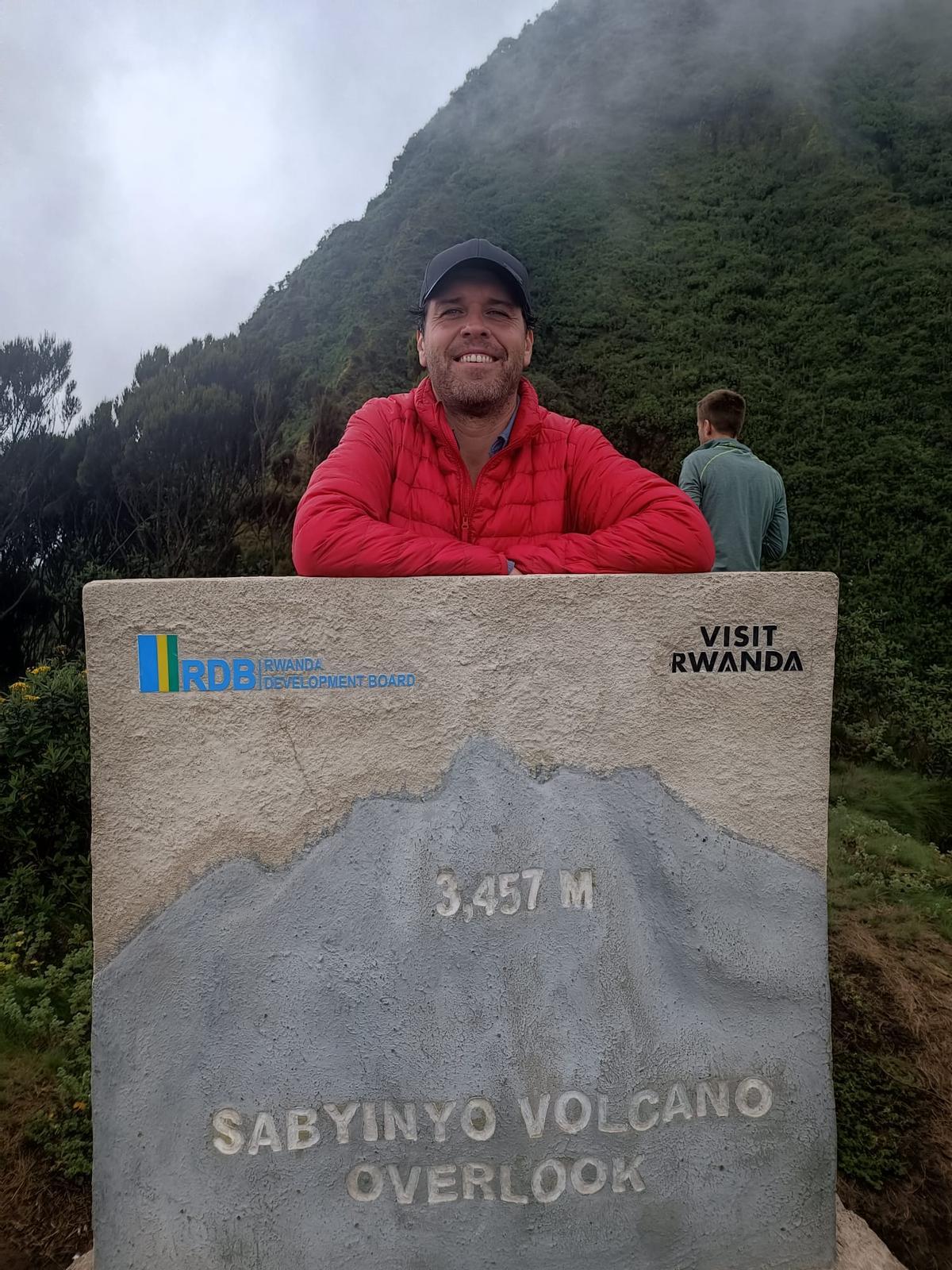 Javi González, en una de sus excursiones al norte.