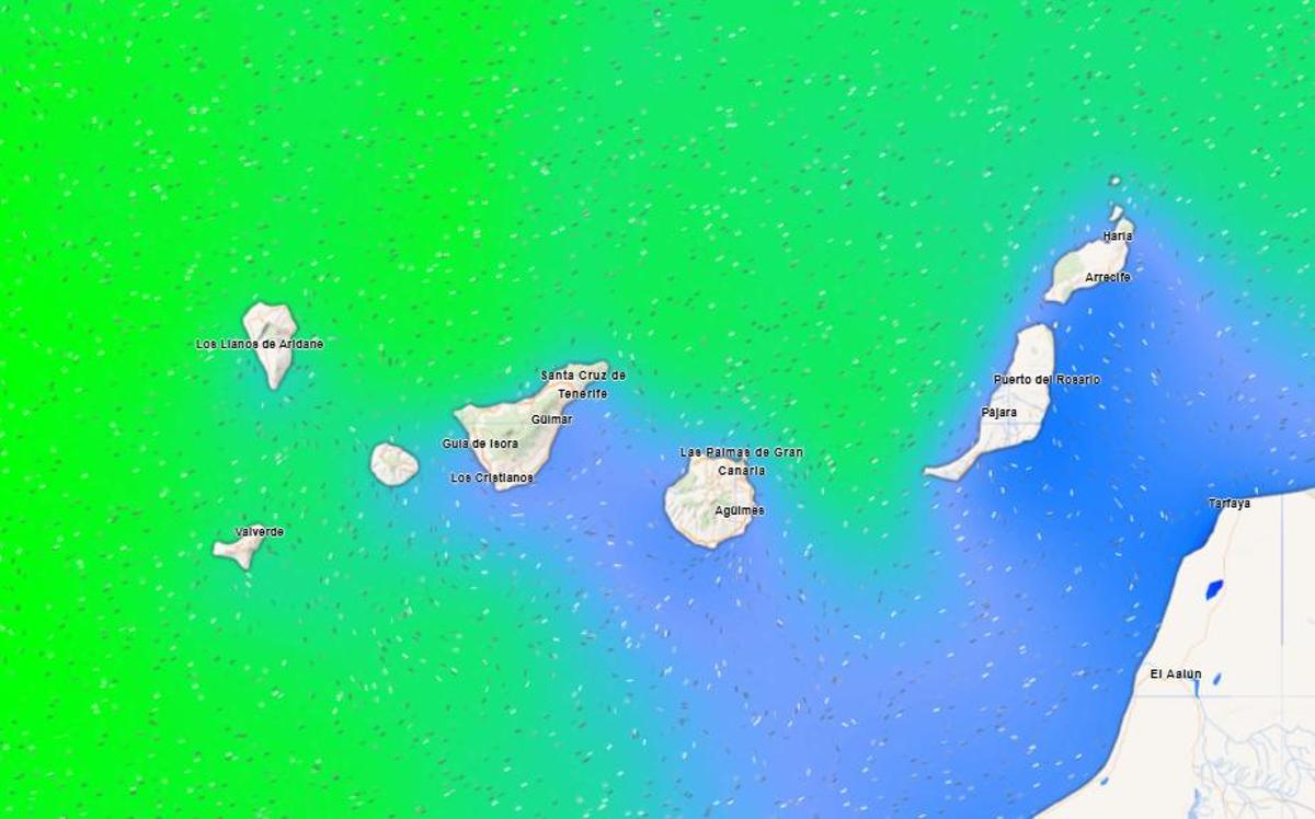 Mapa del tiempo.