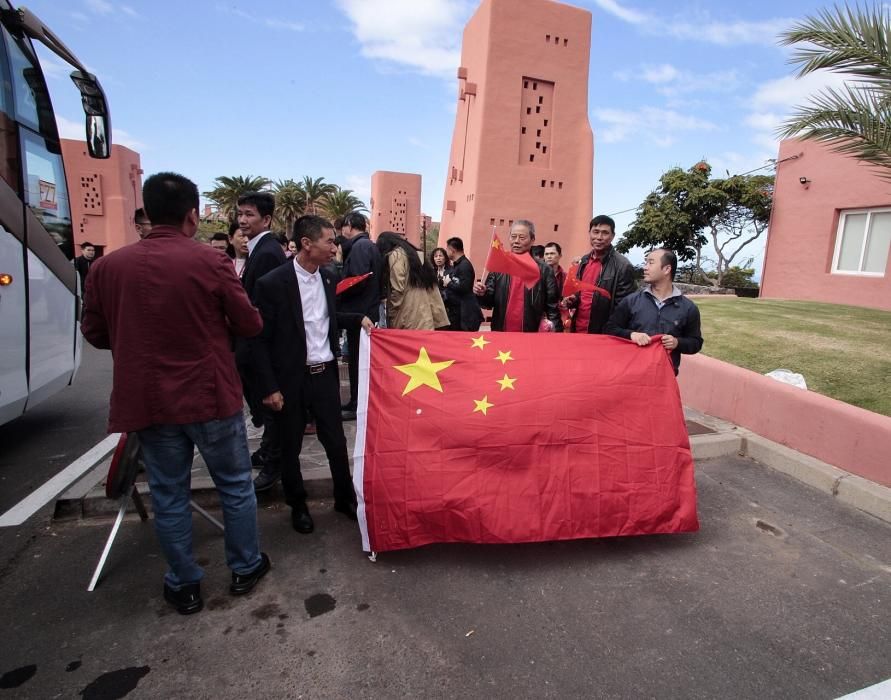 Visita del presidente de China a Tenerife.