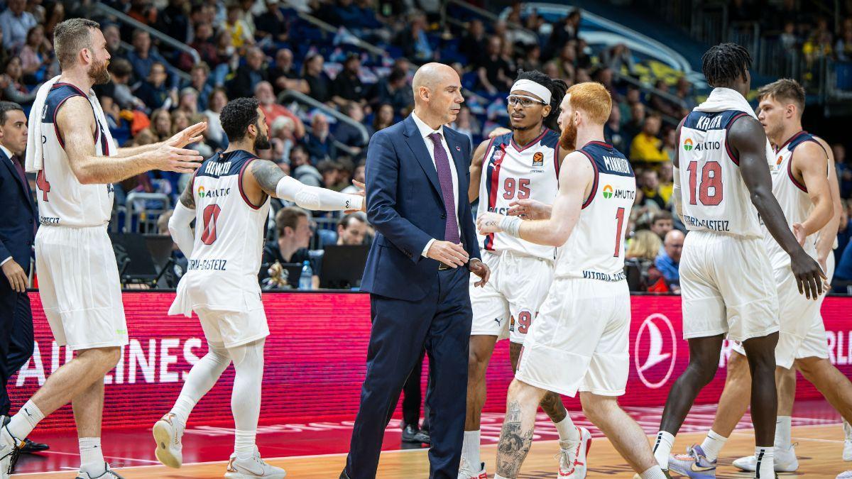 Baskonia, en un partido de la Euroliga