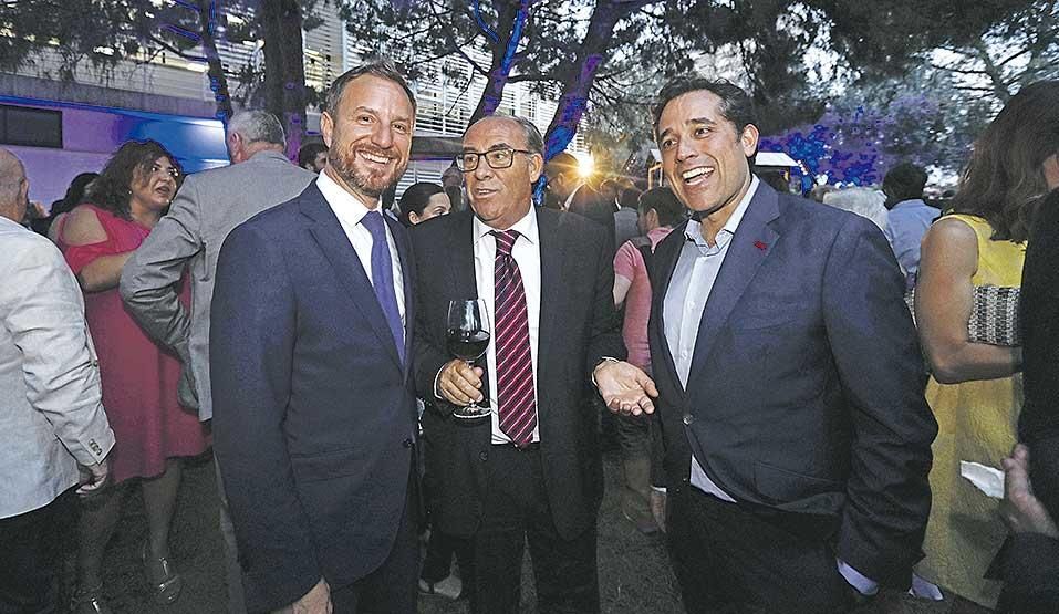 Juan Ramón Rodríguez (Prensa Ibérica); José Manuel Atienzar (Prensa Ibérica) y Luis Montes (Citroën).