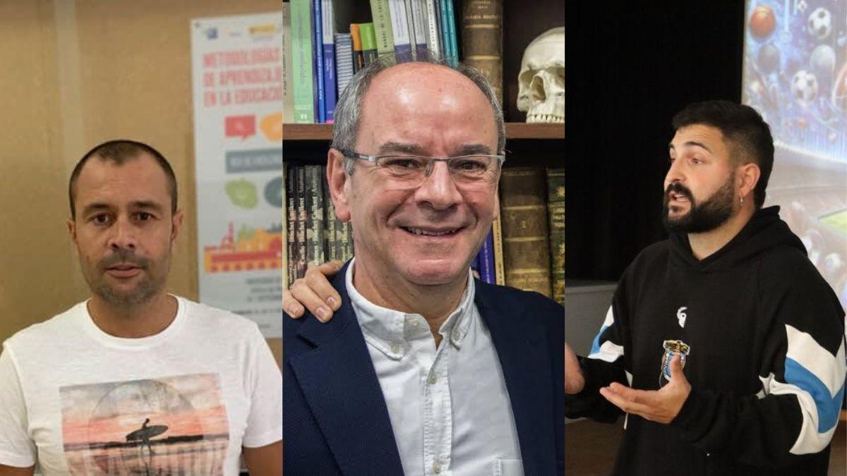 De izquierda a derecha: José Eugenio Rodríguez Fernández, Juan Suárez Quintanilla y Adrián López Agra