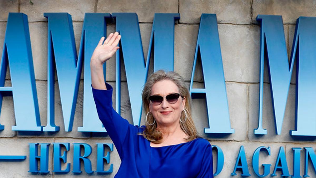Estreno de 'Mamma mia 2' en Londres: Meryl Streep