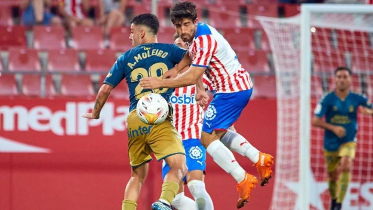 Jairo Izquierdo, en un encuentro con el Girona