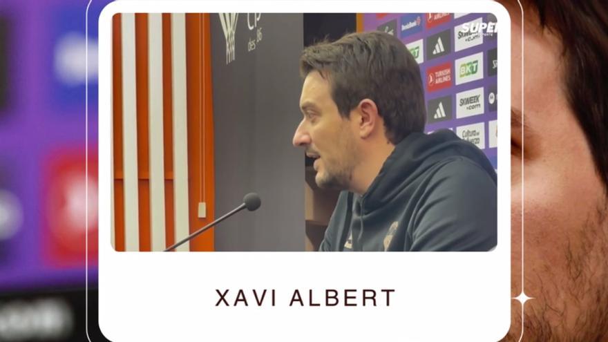 Xavi Albert, en rueda de prensa previa al Partizan